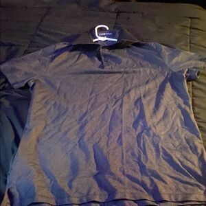 Calvin Klein Black Polo Shirt Classic Style